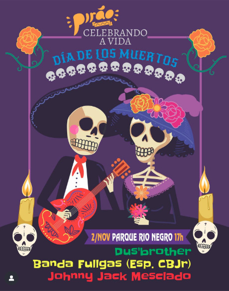 Manaus celebra o “Día de Los Muertos” com música e pôr do sol no Parque Rio Negro