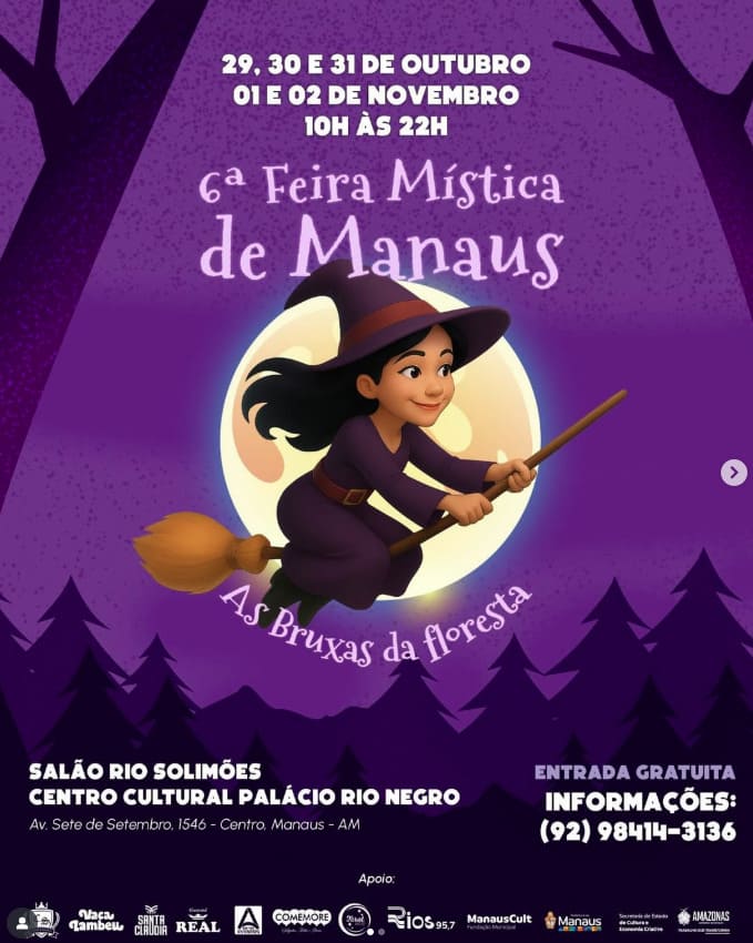 6ª edição da Feira Mística agita o Centro Cultural Palácio Rio Negro