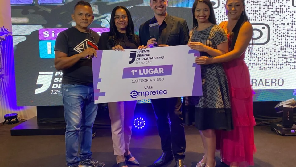 Ricardo Santos conquista 1º lugar no 12º Prêmio Sebrae de Jornalismo — Categoria Vídeo