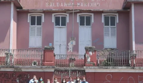 Antiga Escola Saldanha Marinho será transformada em centro cultural no coração de Manaus
