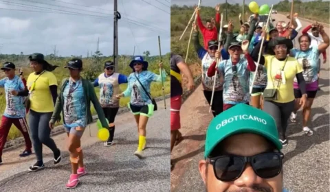 Peregrinos de Baião caminham 300 km até o Círio de Nazaré com o repórter Paco Martins
