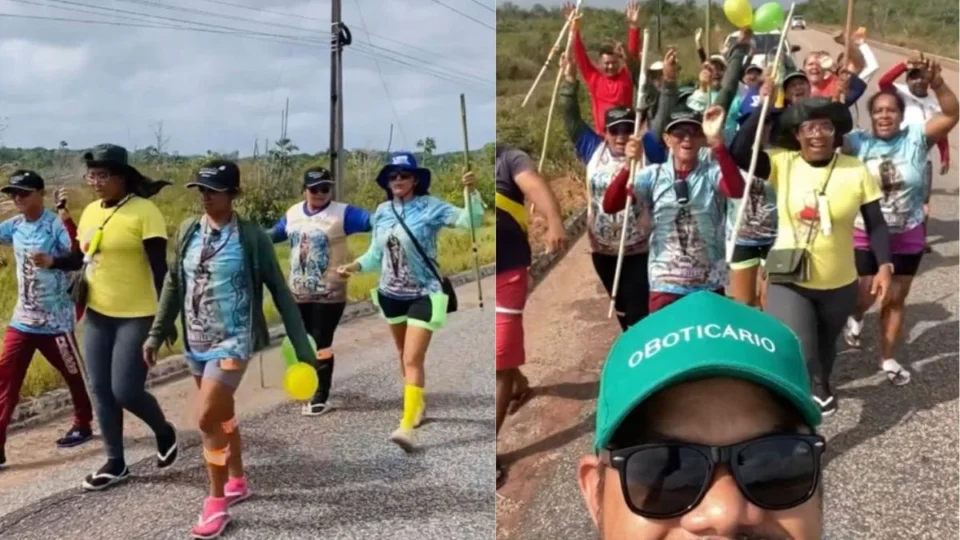 Peregrinos de Baião caminham 300 km até o Círio de Nazaré com o repórter Paco Martins