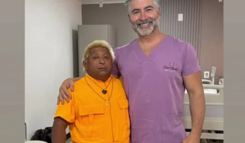 Patixa Teló passa por cirurgia odontológica para colocação de implantes dentários