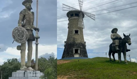 Dom Quixote: a história por trás da escultura que se tornou símbolo da Universidade Nilton Lins