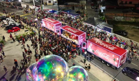 Caravana de Natal da Coca-Cola ilumina Presidente Figueiredo e Manaus a partir do dia 12