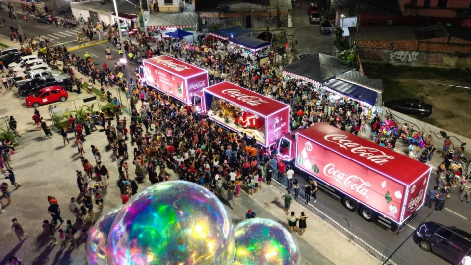 Caravana de Natal da Coca-Cola ilumina Presidente Figueiredo e Manaus a partir do dia 12