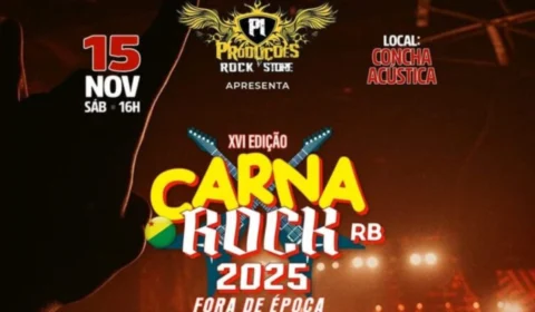 Carnarock-RB 2025 reúne bandas acreanas e promete agitar a Concha Acústica