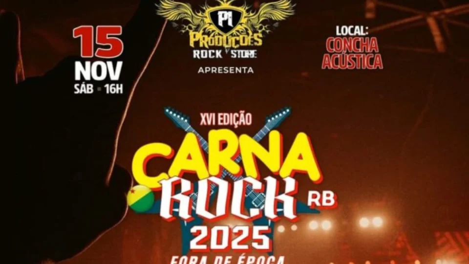 Carnarock-RB 2025 reúne bandas acreanas e promete agitar a Concha Acústica