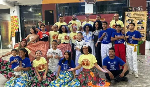 Projeto “Tenda do Pequeno Artista” celebra ancestralidade com oficina de Samba de Roda em Manaus