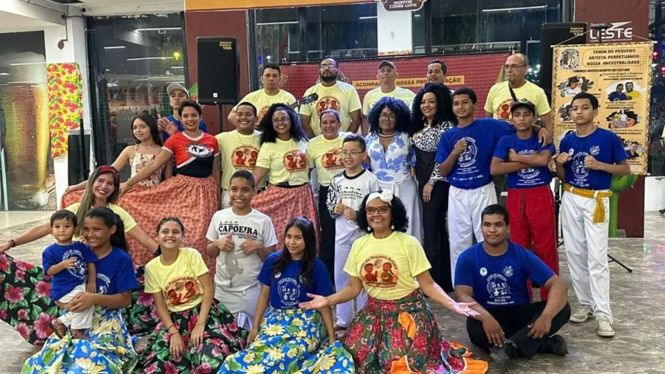 Projeto “Tenda do Pequeno Artista” celebra ancestralidade com oficina de Samba de Roda em Manaus