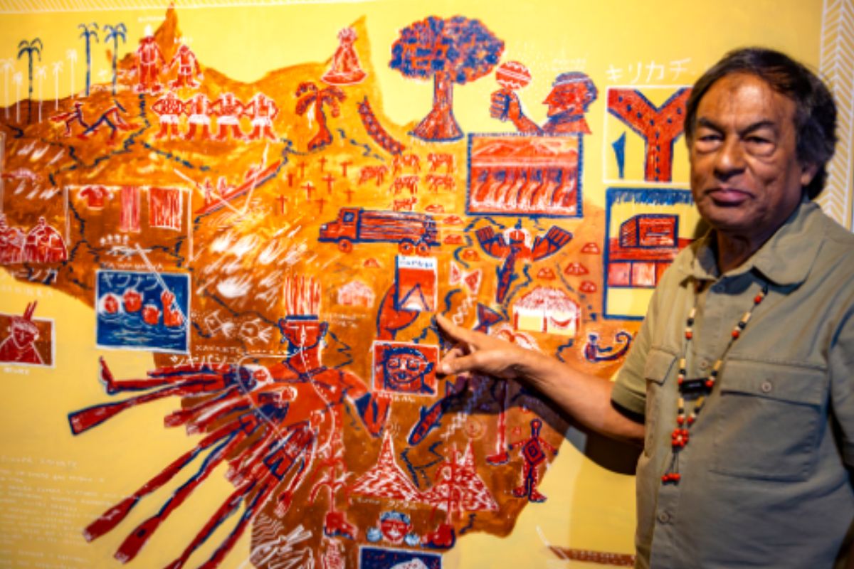 Exposição em Belém reúne fotografias de Hiromi Nagakura em viagens com Ailton Krenak