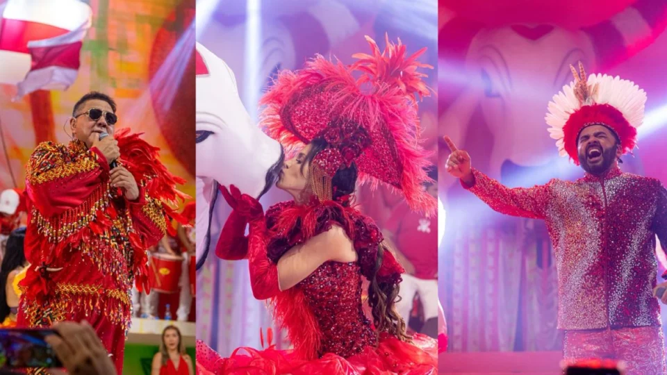 Parintins foi palco do pré-réveillon do Garantido.