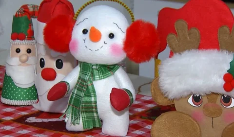 Artesanato em feltro transforma o Natal e garante renda para empreendedora