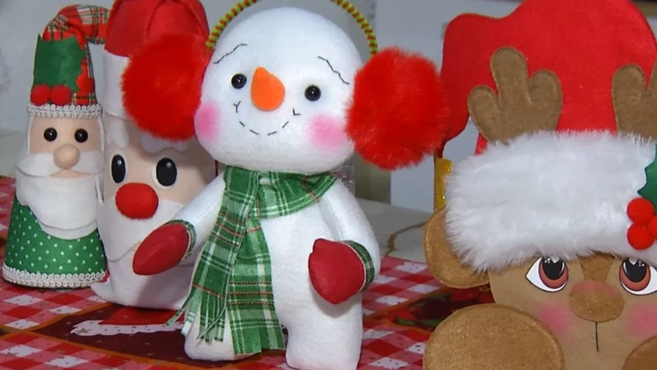 Artesanato em feltro transforma o Natal e garante renda para empreendedora