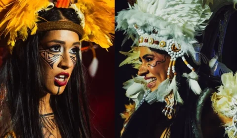 Garantido e Caprichoso abrem o Carnaboi 2026 com espetáculo de cores, toadas no Sambódromo