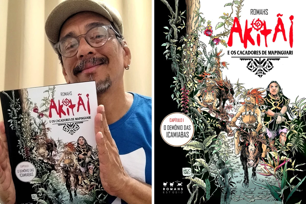 Quadrinhista parintinense Romahs Mascarenhas lança graphic novel em Manaus