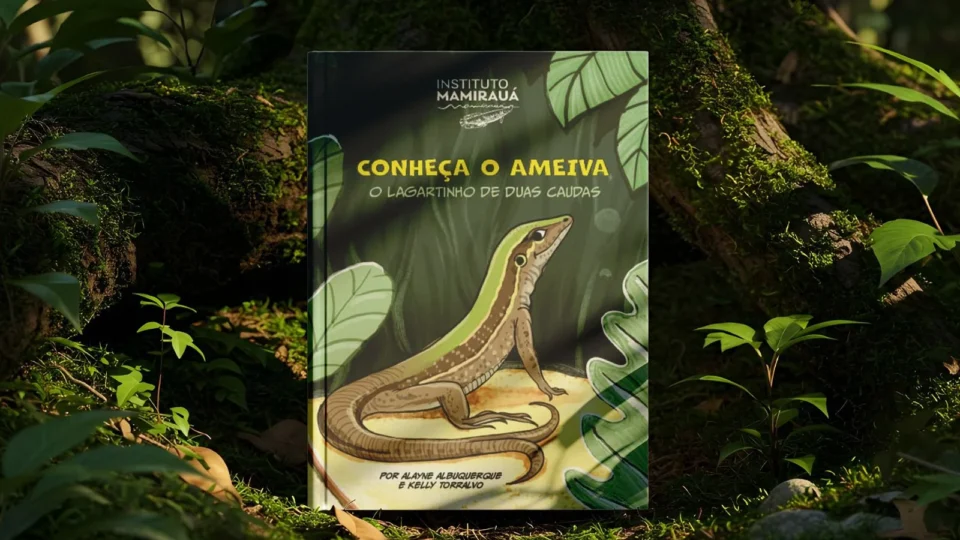 Pesquisadoras do Instituto Mamirauá lançam HQ sobre lagarto com duas caudas encontrado no Amazonas