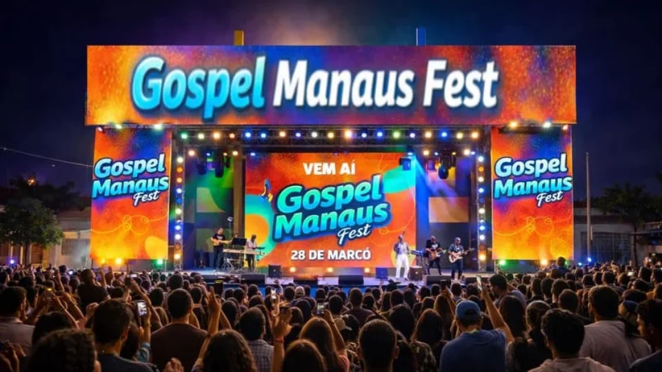 Gospel Manaus Fest 2026 reúne mais de 10 atrações e promete grande celebração cristã na zona Leste