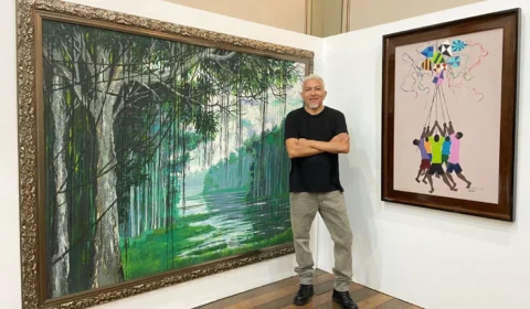 Exposição ‘Manaus: Arte e Memória da Amazônia’ reabre no Palácio da Justiça com obra de Moacir Andrade