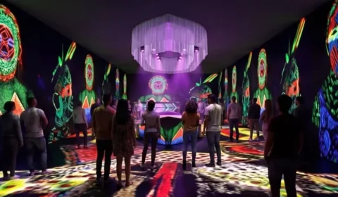 ‘Amazônia Imersiva’ ocupa Casa das Onze Janelas com projeções 360° e programação multimídia