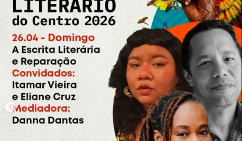 Veja a programação do Festival Literário do Centro 2026; Itamar Vieira é a atração nacional