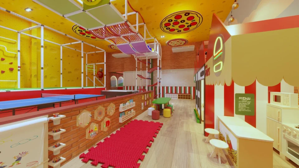 Não sabe o que fazer com a criançada? Pizzaria em Manaus inaugura a Vila Tomatinho