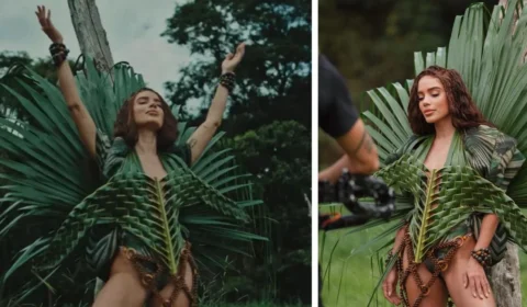 Anitta leva moda paraense orgânica ao centro de ‘EQUILIBRIVM’