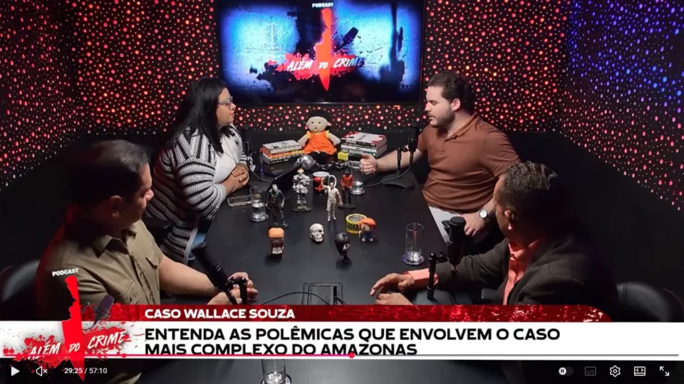 Assista na íntegra o ‘Além do Crime podcast’: caso Wallace Souza