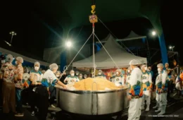Maior Paçoca do Mundo bate mais um recorde, atingindo a marca de 1.593,5 Kg