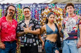 Primeira imagem de ‘Brega Story’ traz elenco caracterizado no Ver-o-Peso