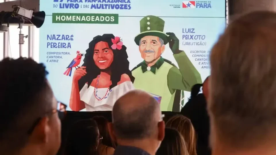 Nazaré Pereira e Luiz Peixoto Ramos, o Jabutigão são os homenageados da 29ª Feira Pan-Amazônica do Livro e das Multivozes