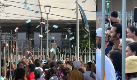 BASTIDORES| Dinheiro “cai do céu” durante gravação da série Brega Story em Belém