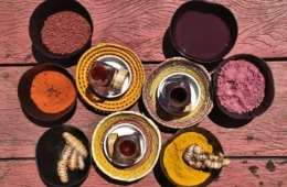 ‘Entre dobras e cores’ transforma açafrão, urucum e açaí em tintas para criar arte com estudantes de Manaus