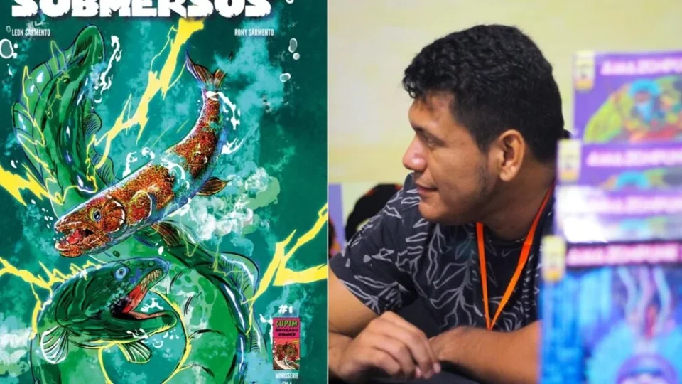 Artista amazonense lança HQ “Submersos” com terror nas profundezas da Amazônia