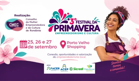 Festival da Primavera reúne negócios, flores, gastronomia e cultura regional em Porto Velho