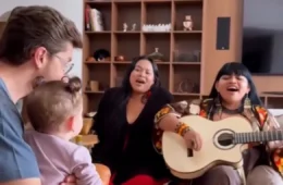 ANCESTRALIDADE VIVA: artistas indígenas do Acre se apresentam para filha de Klebber Toledo e Camila Queiroz