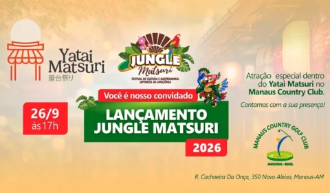 Jungle Matsuri 2026 ganha lançamento especial em Manaus com programação no Yatai Matsuri