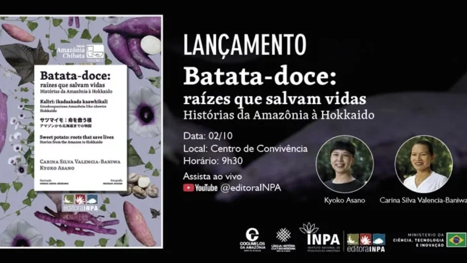 Da Amazônia ao Japão: livro conta a história da batata-doce entre culturas